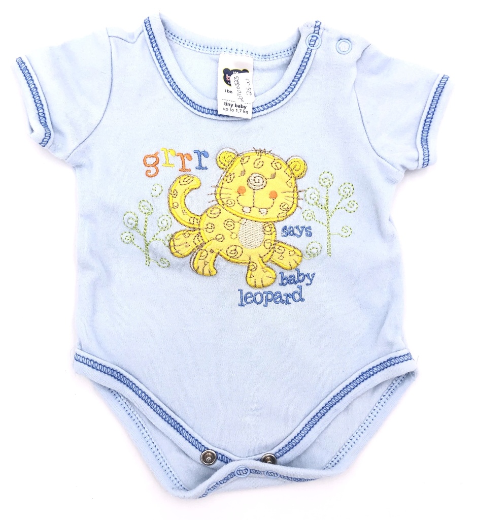 Short sleeved baby grow