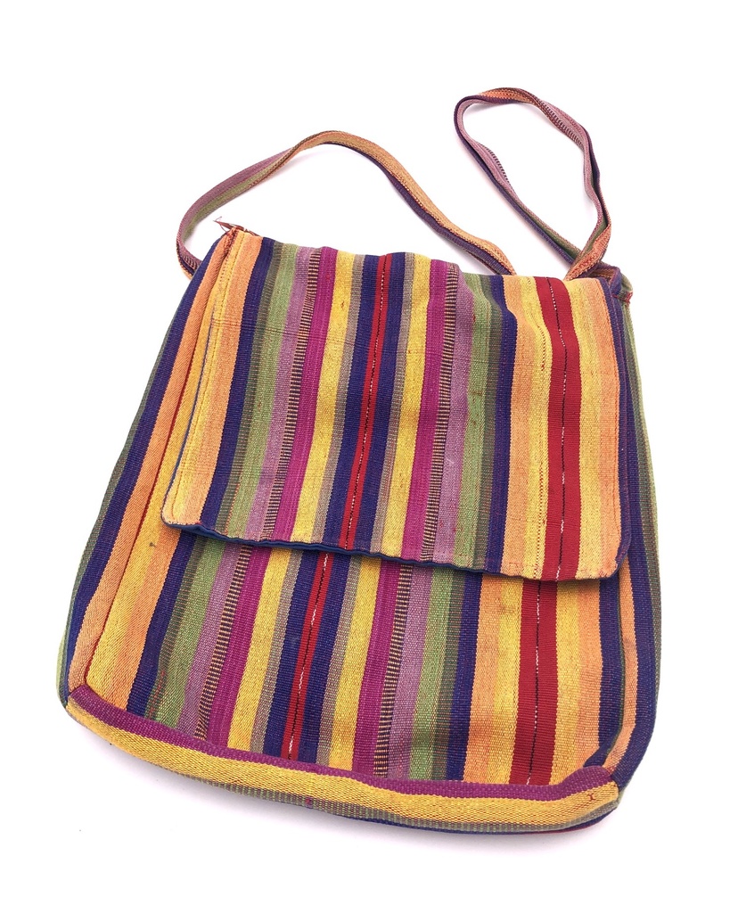 Coloured striped bag