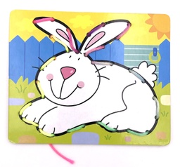 [20ET0028] Bunny stitching card